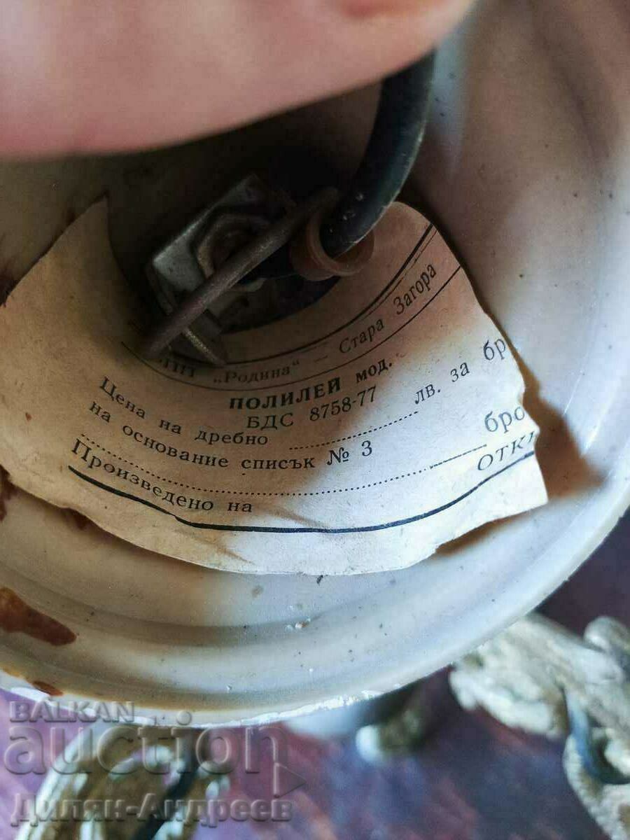 Delivery of Antique 20th century chandelier with authentic glass