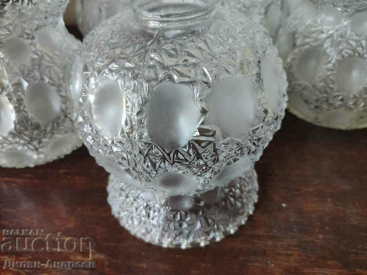 Antique 20th century chandelier with authentic glass - 7