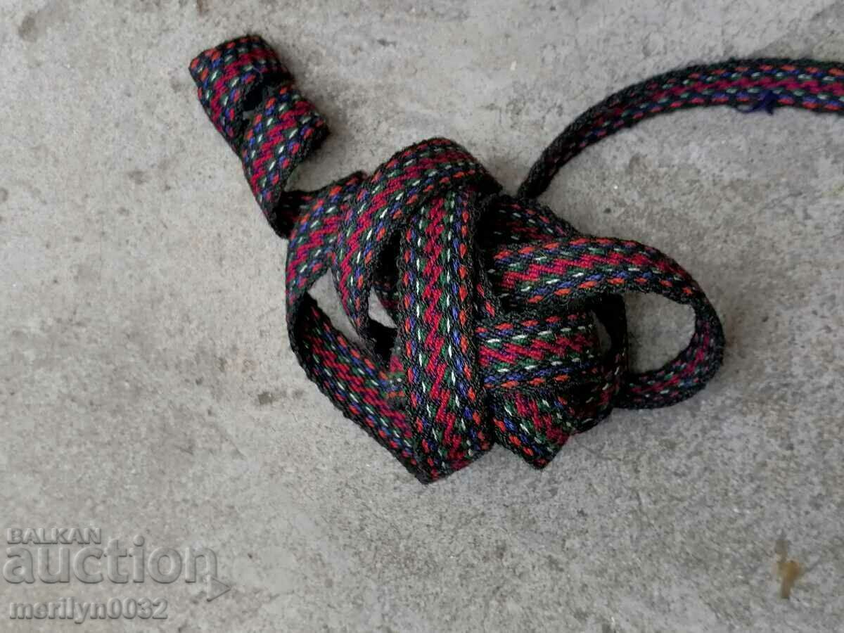 Auction Old hand-woven belt early 20th century, costume Auction Old hand-woven belt early 20th century, costume