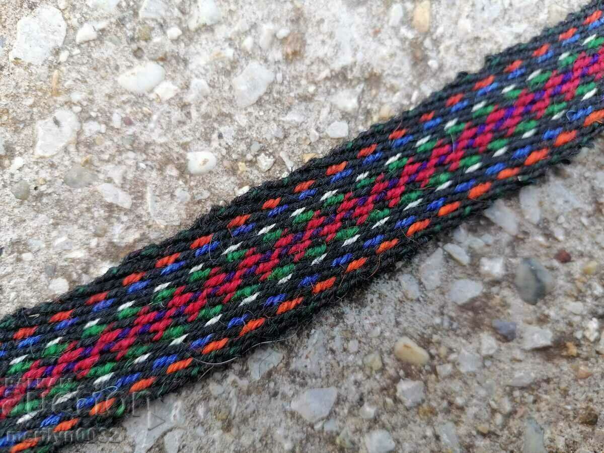 Old hand-woven belt early 20th century, costume - 5 Old hand-woven belt early 20th century, costume - 5