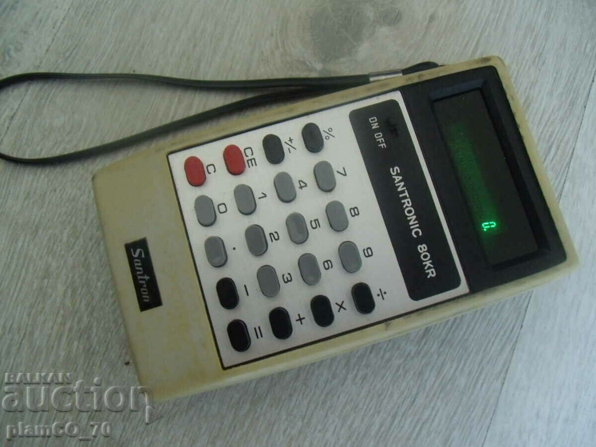 Auction  #*6368 old calculator - Santron