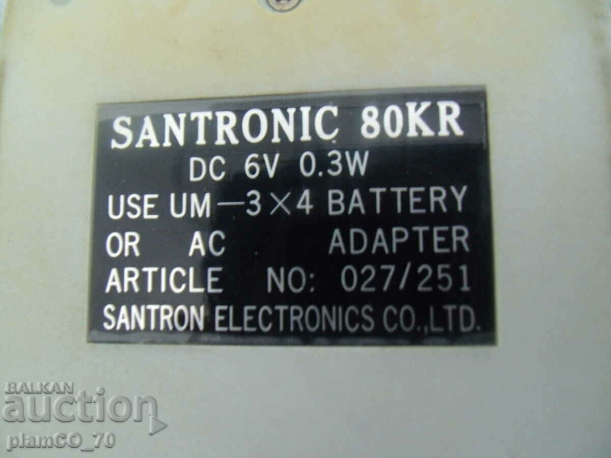 #*6368 old calculator - Santron - 6
