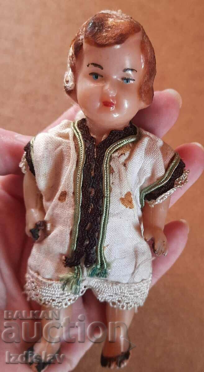 Старинна целулоидна кукла Царство България