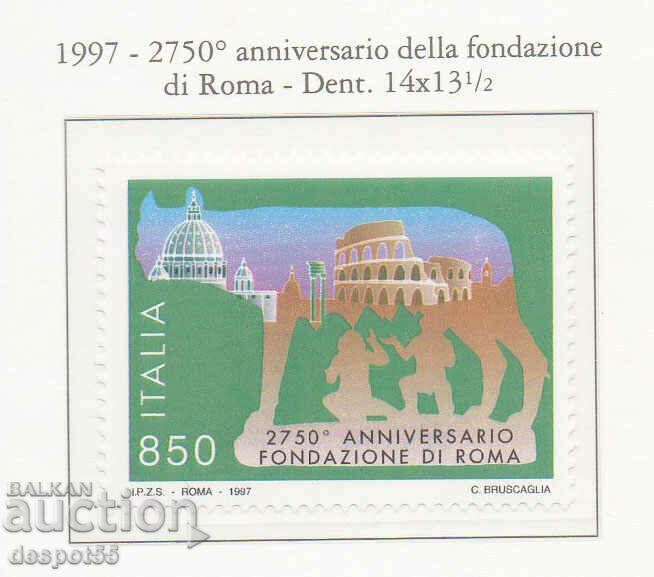 1997. Италия. 2750-та годишнина от основаването на Рим.