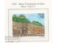 1997. Italia. Zidurile arheologice ale Gelei din Timeoleonte.