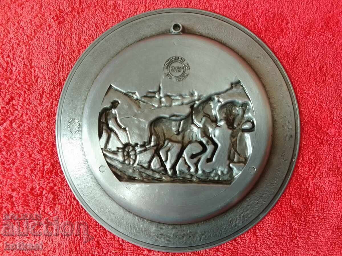 Panou în relief din metal vechi tablou Cal Femeie Muncă marcată - 5 Panou în relief din metal vechi tablou Cal Femeie Muncă marcată - 5