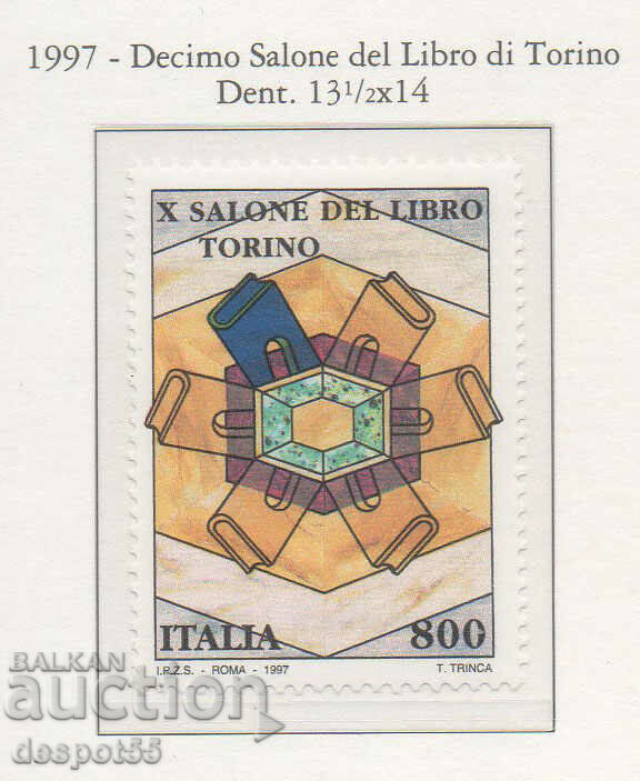 1997. Italia. Ediția a X-a a Târgului de Carte de la Torino.