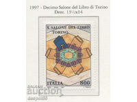 1997. Italy. 10th edition of the Turin Book Fair.