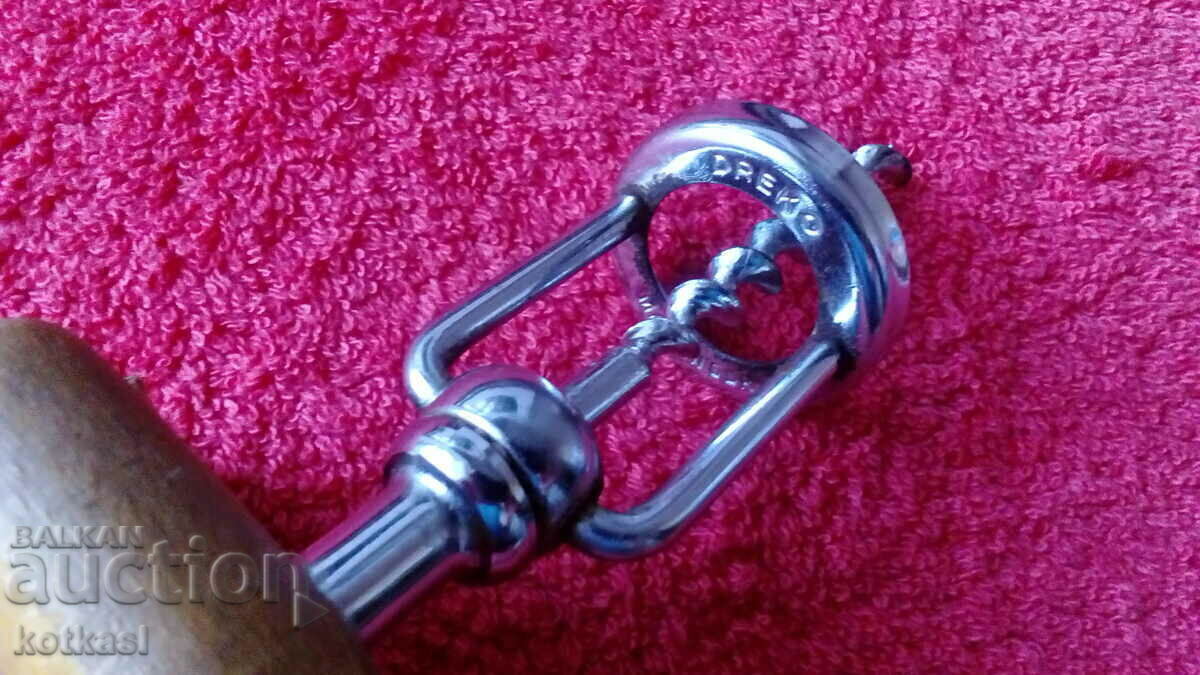 Delivery of Old Social Corkscrew Wood and Metal GDR Germany DREKO Delivery of Old Social Corkscrew Wood and Metal GDR Germany DREKO