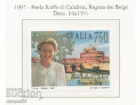 1997. Италия. Паола Руфо от Калабрия, кралица на Белгия.