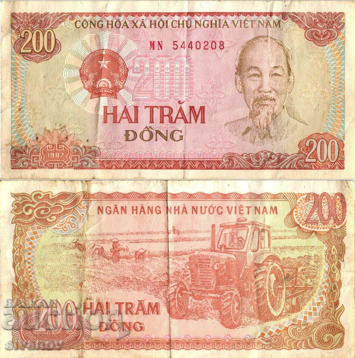 Виетнам 200 донги 1987  #4007