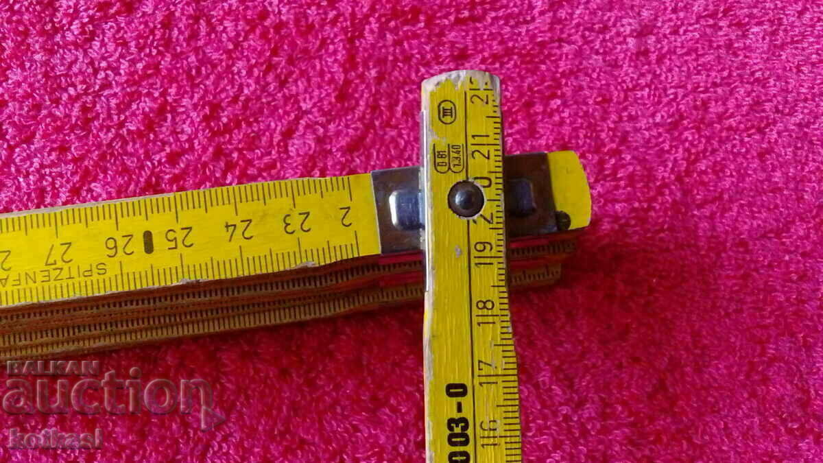 Wooden folding two meters Meter master - 5
