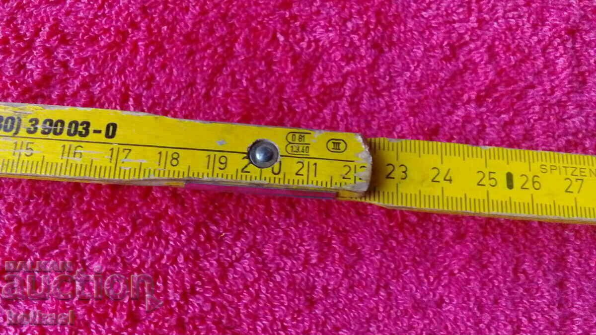 Wooden folding two meters Meter master - 6