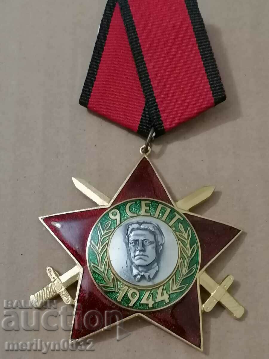 Delivery of Order of the Ninth of September 1944, 3rd degree with box Delivery of Order of the Ninth of September 1944, 3rd degree with box