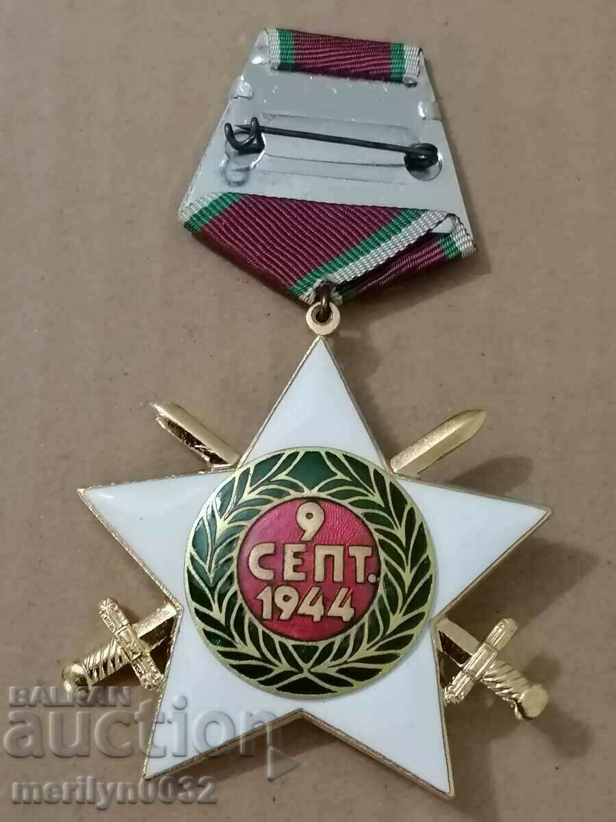 Delivery of Order of the Ninth of September 1944, 1st degree with box Delivery of Order of the Ninth of September 1944, 1st degree with box