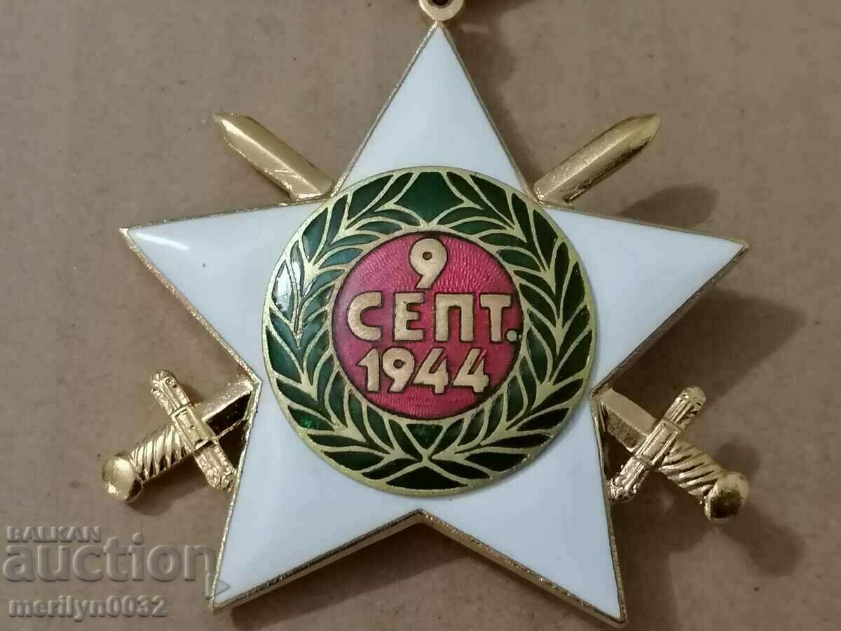 Order of the Ninth of September 1944, 1st degree with box - 5 Order of the Ninth of September 1944, 1st degree with box - 5