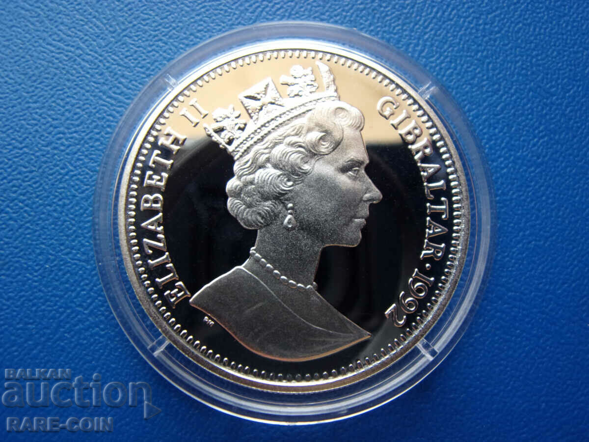 RS(40) Gibraltar 14 ECU 10 Pound 15 Euro 1992 PROOF UNC cu preț € 23.01 | 45.00 BGN