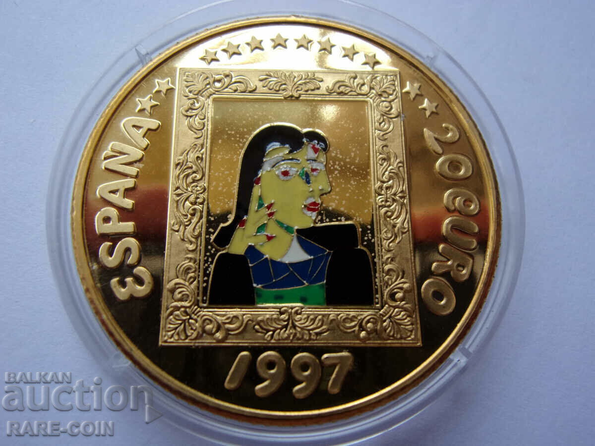 RS(40) Ισπανία 20 Euro 1997 ΑΠΟΔΕΙΞΗ UNC