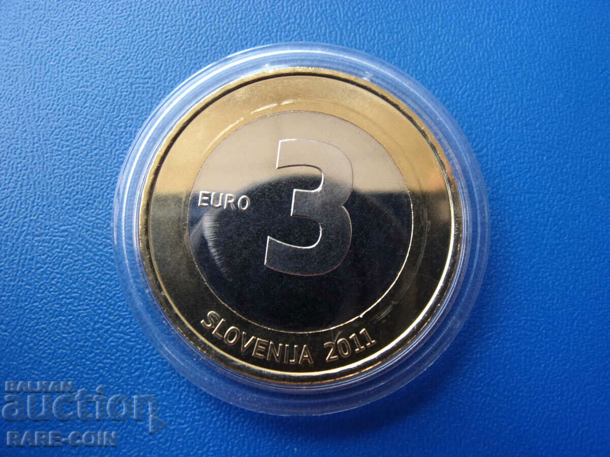 RS(40) Slovenia 3 Euro 2011 UNC cu preț € 7.67 | 15.00 BGN