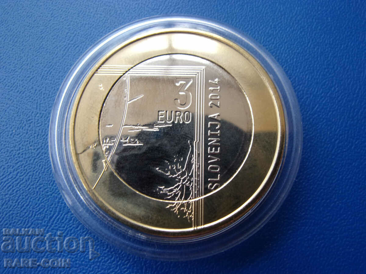 RS(40) Slovenia 3 Euro 2014 UNC cu preț € 7.67 | 15.00 BGN