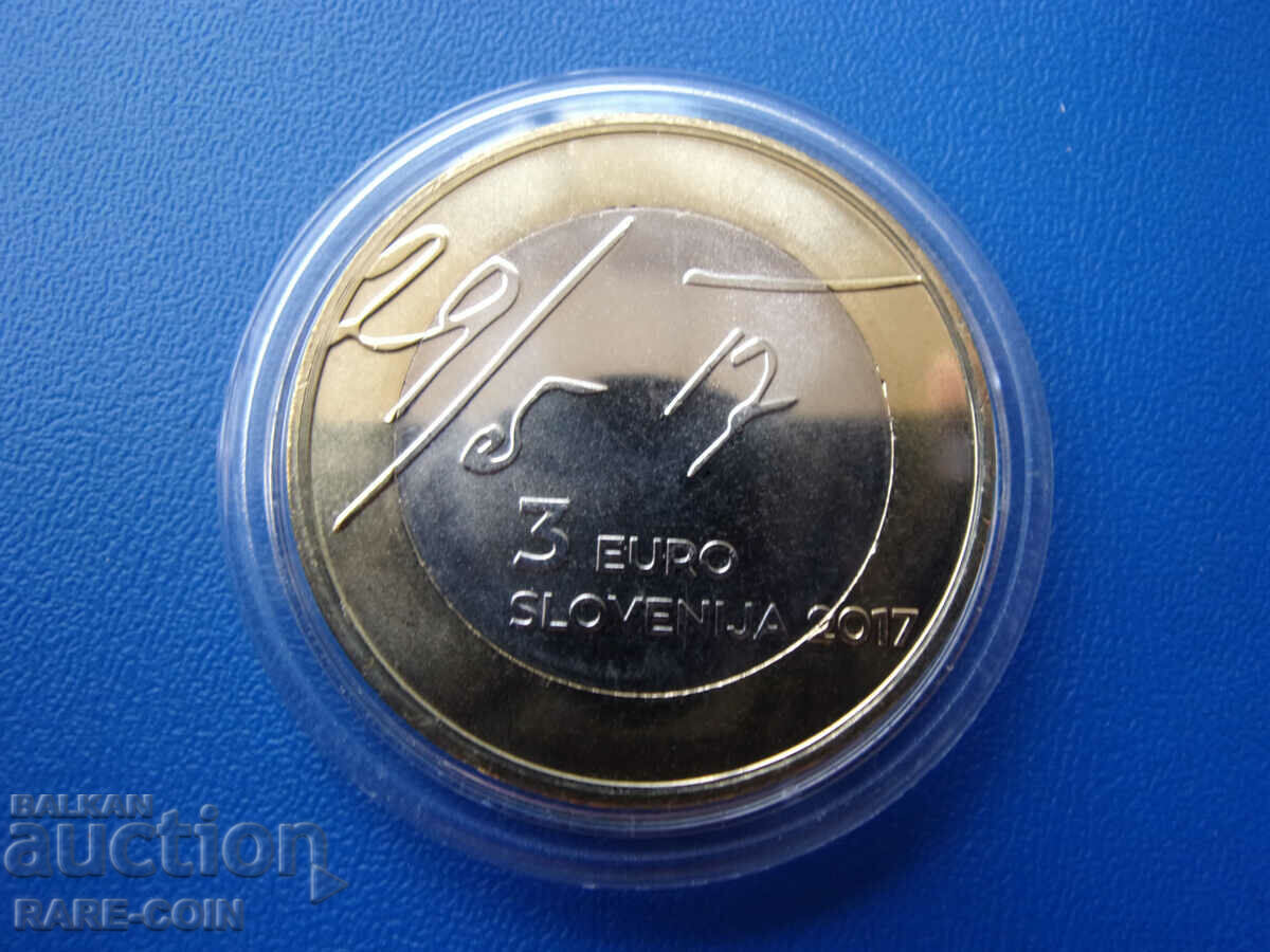 RS(40) Slovenia 3 Euro 2017 UNC cu preț € 7.67 | 15.00 BGN
