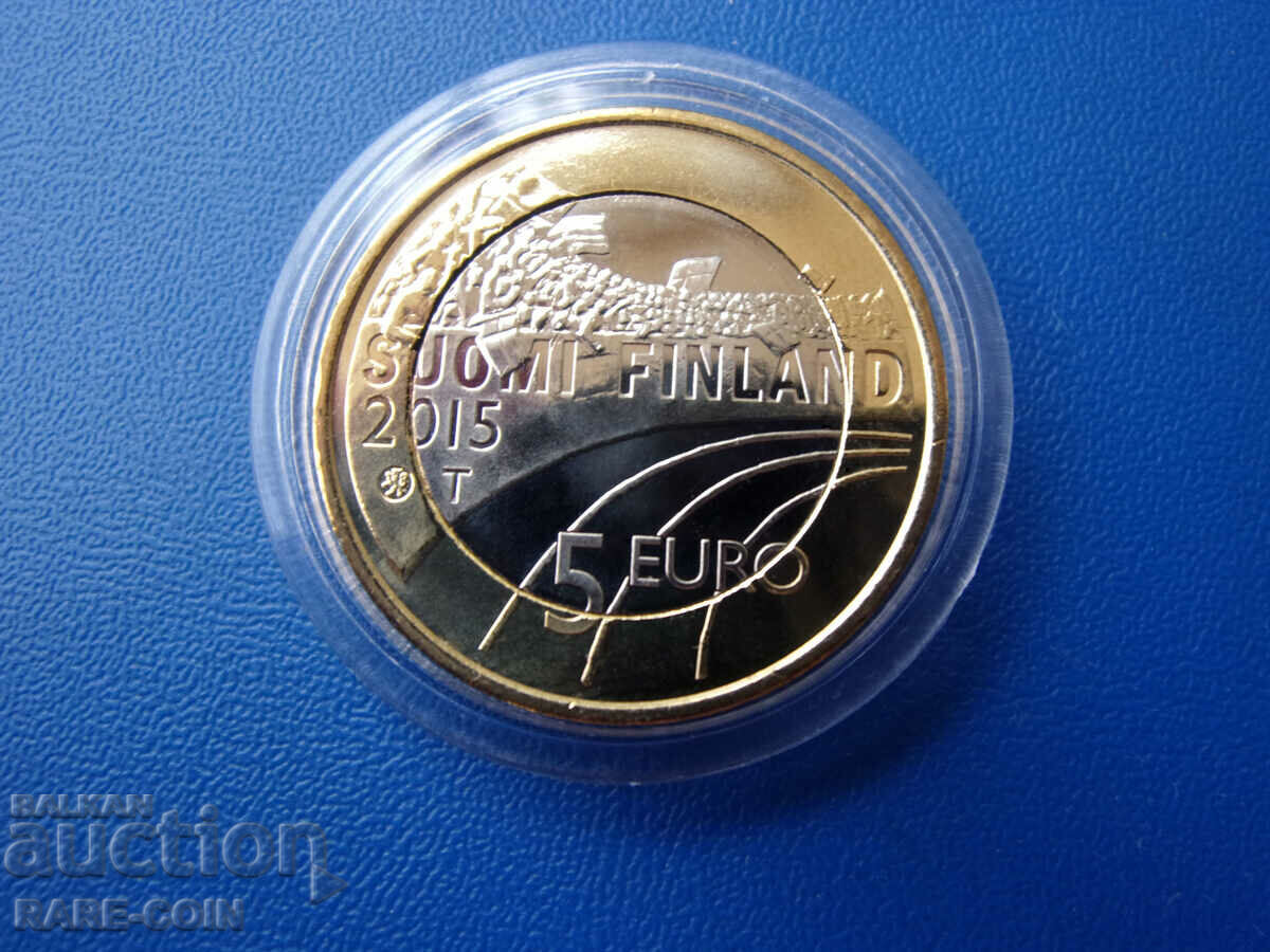 RS(40) Finlanda Olimpic 5 Euro 2015 UNC cu preț € 10.23 | 20.01 BGN