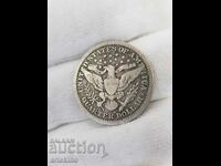 Rare America 1/4-Dollar 1907 D Silver Coin