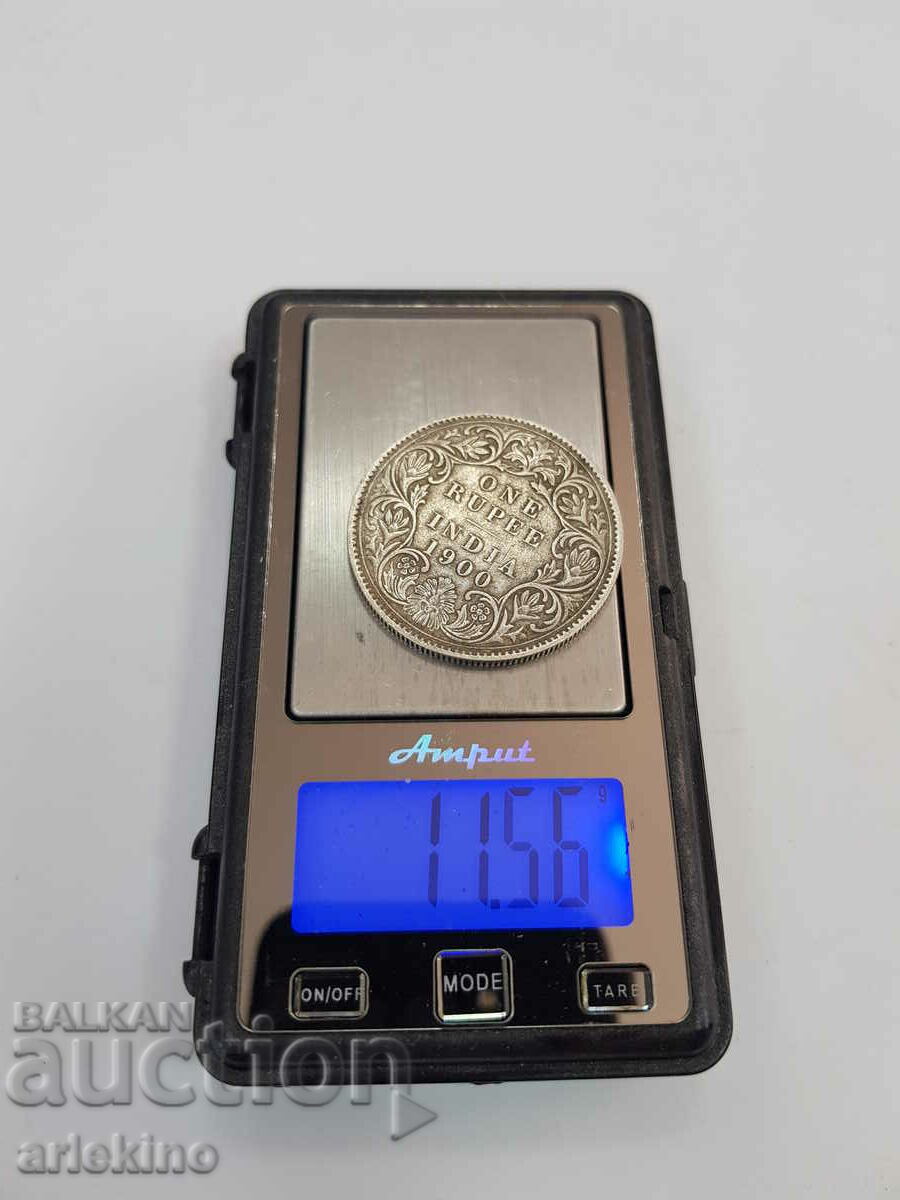 Rare 1 Rupee India-England 1900 Silver Coin with price 95.00 BGN | € 48.57 Rare 1 Rupee India-England 1900 Silver Coin with price 95.00 BGN | € 48.57