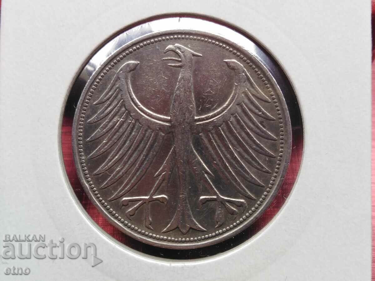 GERMANY 5 MARK 1951 SILVER, COINS, COINS with price 15.00 BGN | € 7.67 GERMANY 5 MARK 1951 SILVER, COINS, COINS with price 15.00 BGN | € 7.67