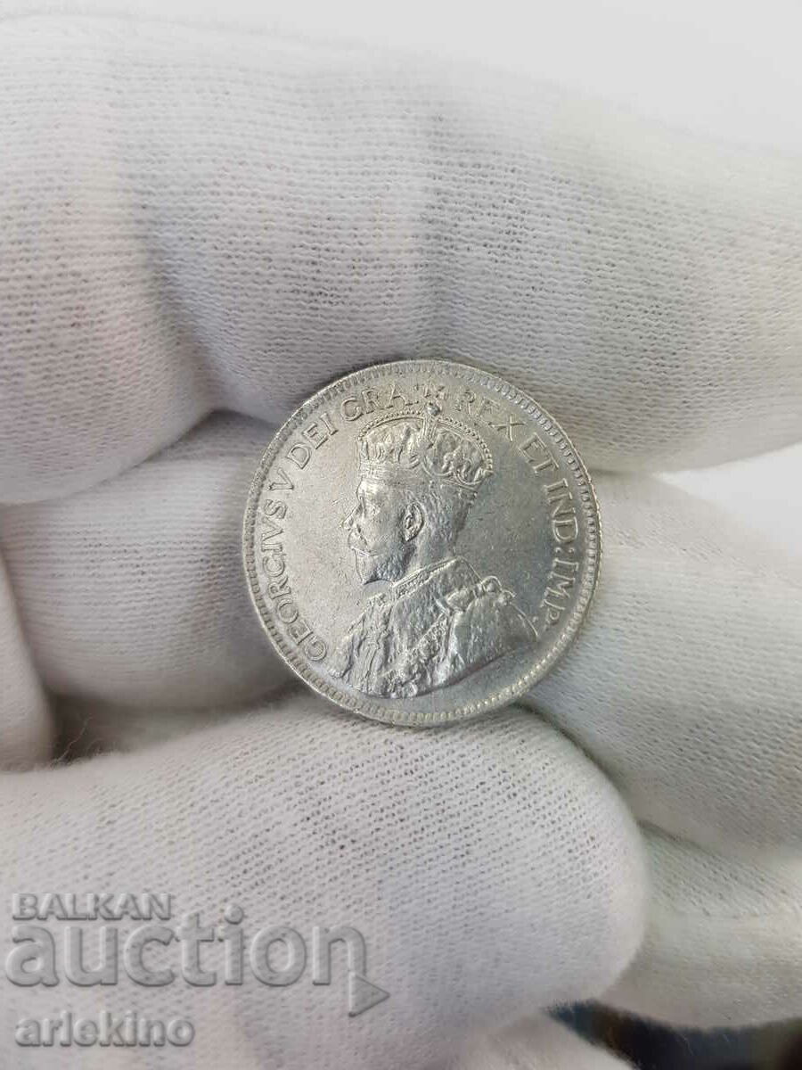 Rare NINE PIASTRES 1921 Cyprus silver coin - 5 Rare NINE PIASTRES 1921 Cyprus silver coin - 5