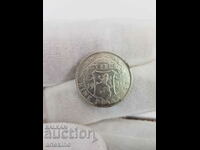 Рядка сребърна монета NINE PIASTRES 1921  Кипър
