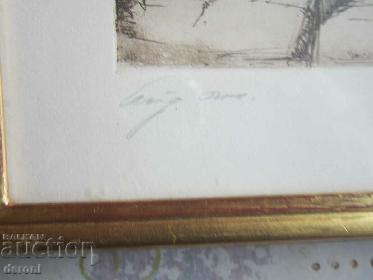 Παράδοση Χαρακτική εικόνα υπογεγραμμένη Παράδοση Χαρακτική εικόνα υπογεγραμμένη