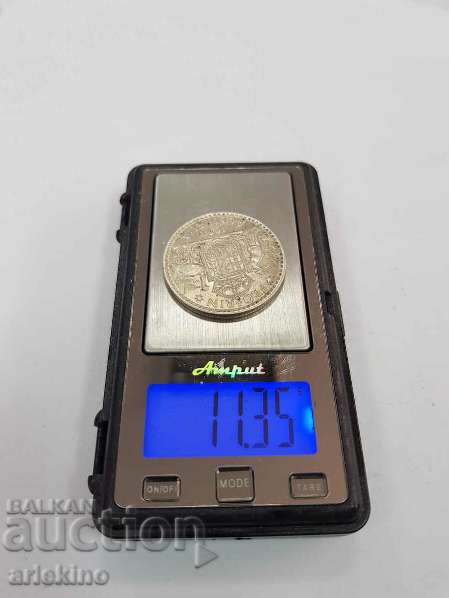 Rare Australia-England 1960 FLORIN Silver Coin Lustrous with price 120.00 BGN | € 61.36 Rare Australia-England 1960 FLORIN Silver Coin Lustrous with price 120.00 BGN | € 61.36