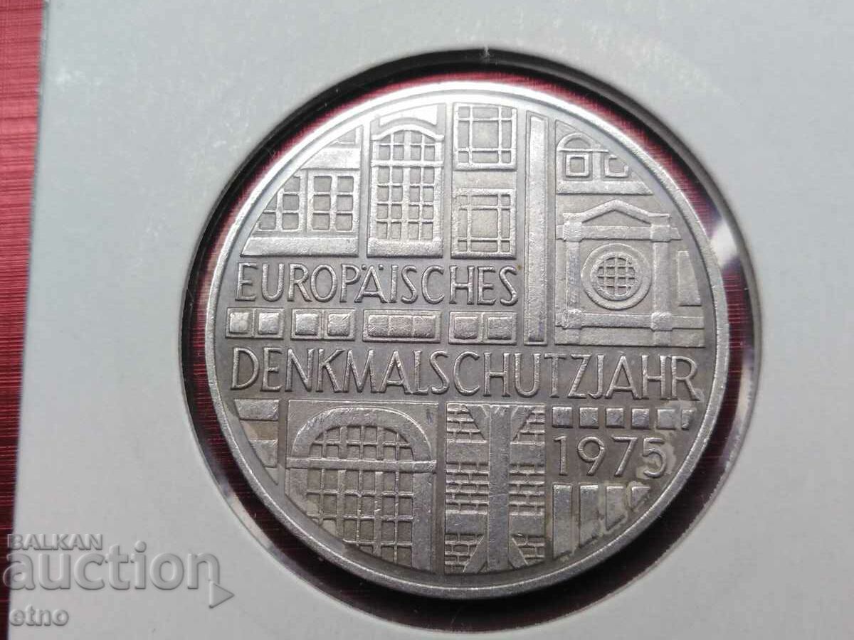 GERMANIA 5 TIMBRIE 1975, ARGINT, MONEDE, MONEDE GERMANIA 5 TIMBRIE 1975, ARGINT, MONEDE, MONEDE