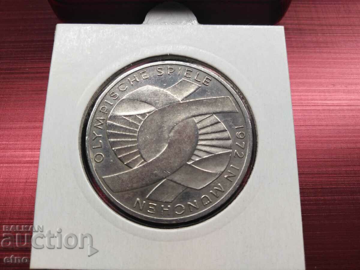 GERMANIA 10 MARCI 1972,ARGINT,JOCURI OLIMPICE,MONEDE,MONEDE GERMANIA 10 MARCI 1972,ARGINT,JOCURI OLIMPICE,MONEDE,MONEDE