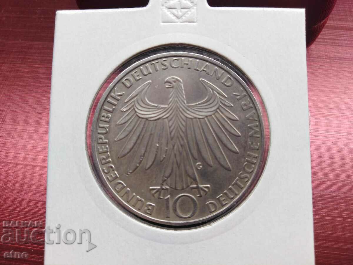 GERMANY 10 MARKS 1972,SILVER,OLYMPIC GAMES,COINS,COINS with price 30.00 BGN | € 15.34