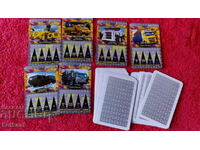 33 pc cards trucks game information knowledge for children adults