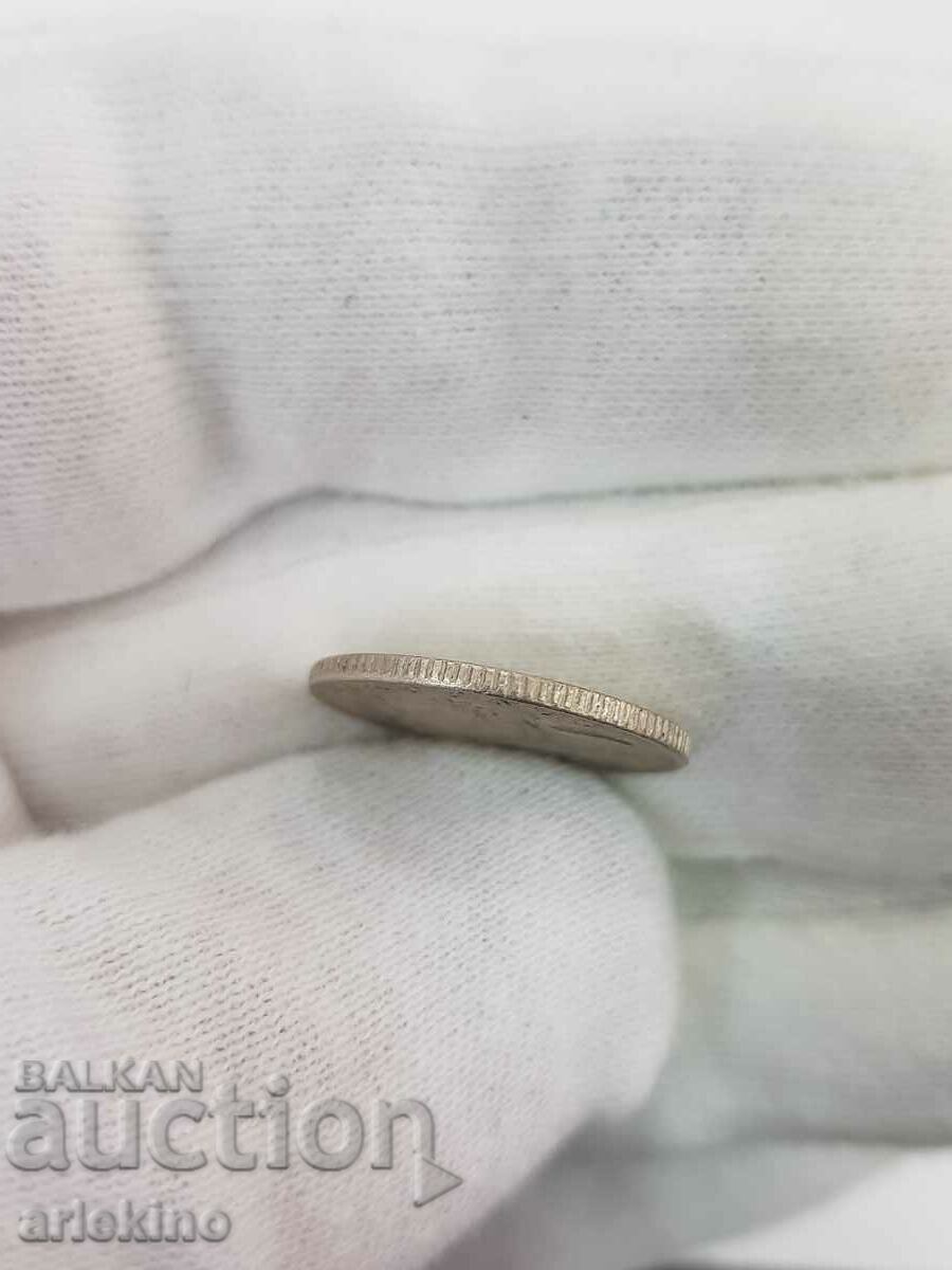 Рядка сребърна монета 6 пенса Англия 1963 Гланц - 7