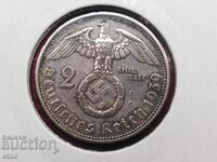 GERMANY 2 STAMPS 1939 A, SILVER, COINS, COINS