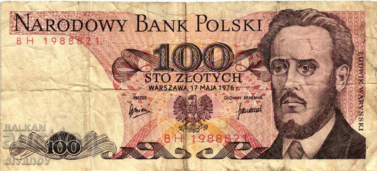 Poland 100 zlotys 1976 #4070 with price 1.49 BGN | € 0.76