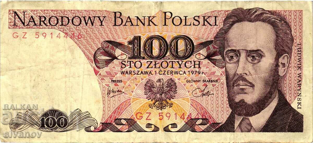Poland 100 zlotys 1979 #4071 with price 1.49 BGN | € 0.76 Poland 100 zlotys 1979 #4071 with price 1.49 BGN | € 0.76