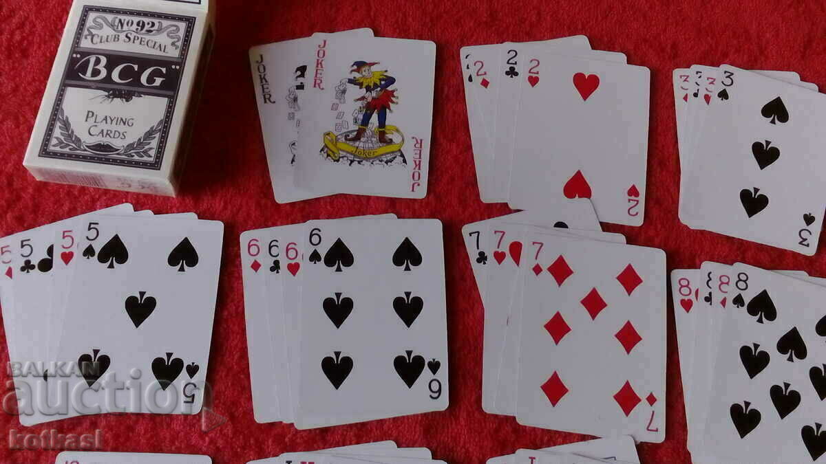 Deck of playing cards complete set with price 5.50 BGN | € 2.81