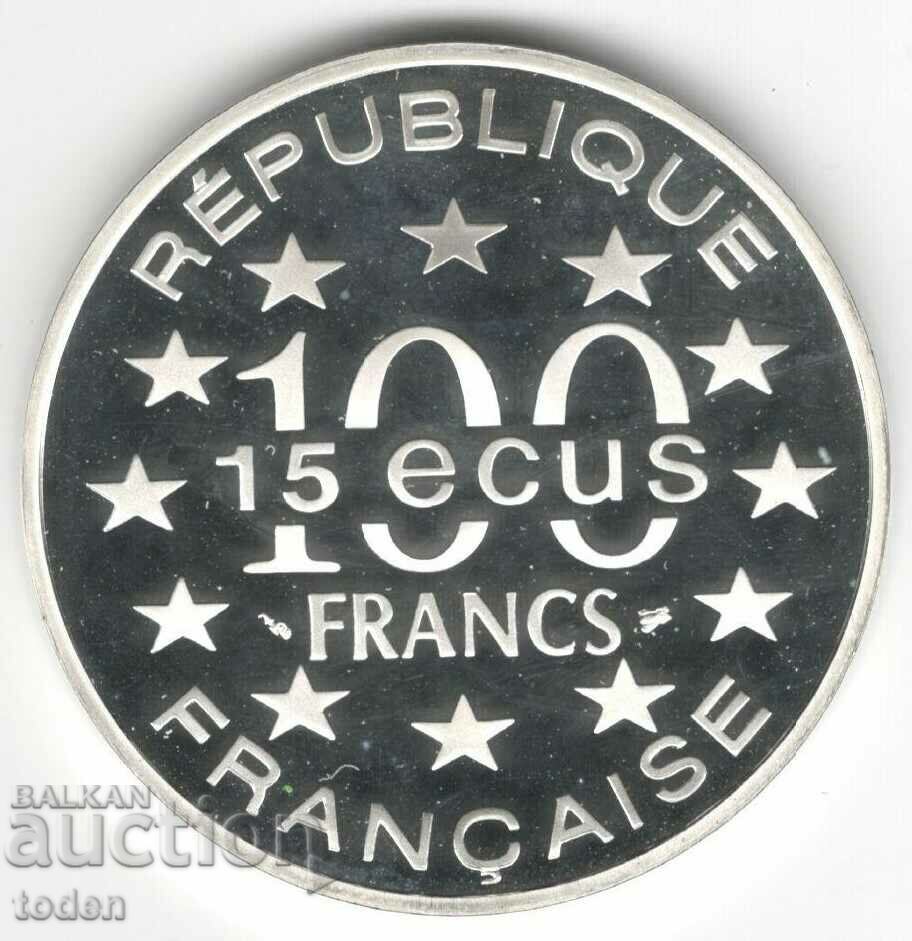 France-100 Francs/15 Ecus-1995-KM# 1112-L`Alhambra-Silver with price 75.00 BGN | € 38.35 France-100 Francs/15 Ecus-1995-KM# 1112-L`Alhambra-Silver with price 75.00 BGN | € 38.35