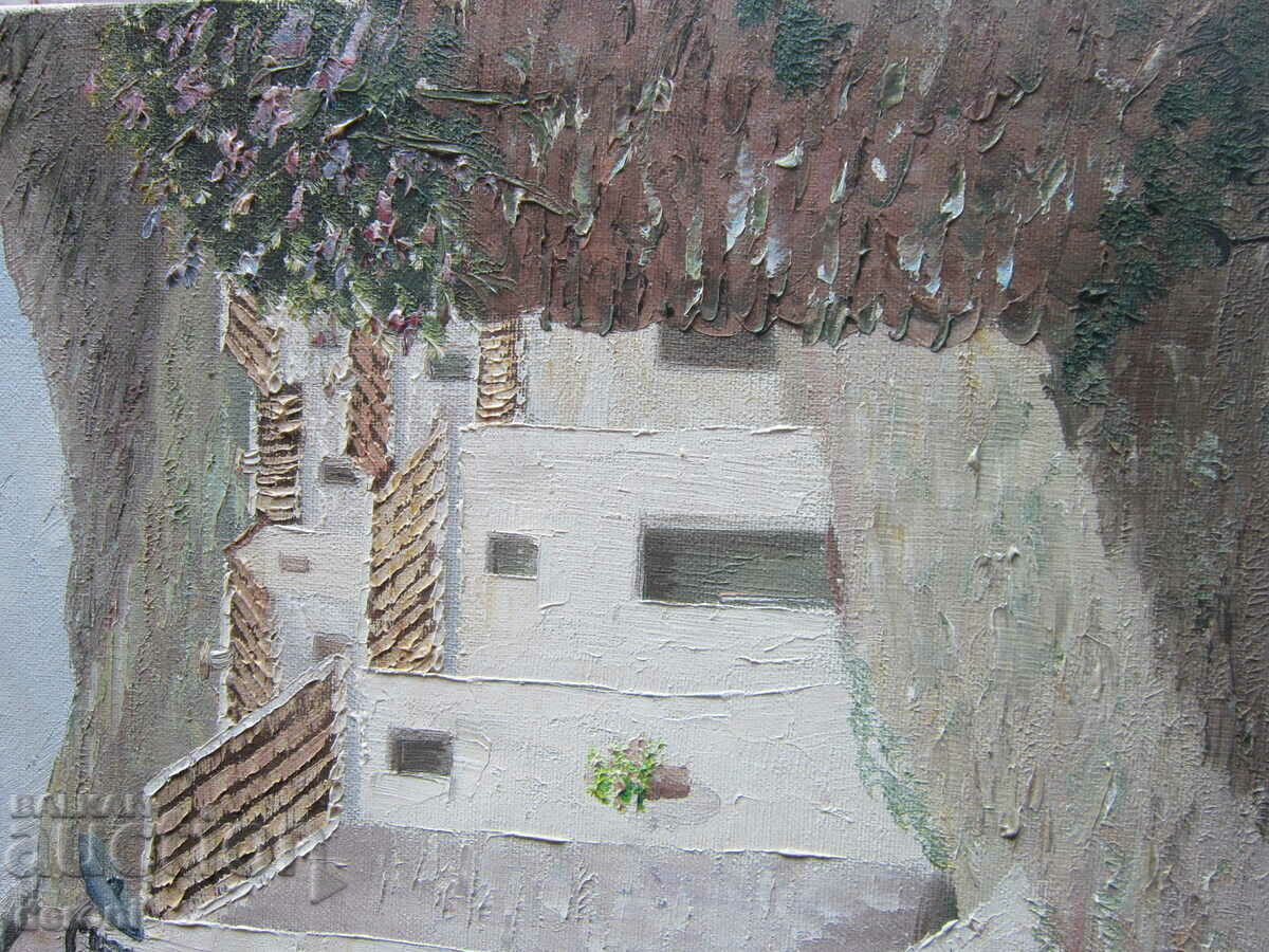 Oil painting on canvas signed - 5 Oil painting on canvas signed - 5