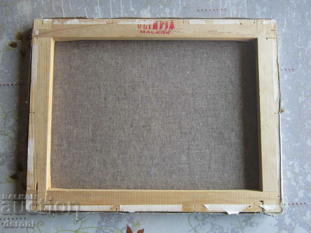 Oil painting on canvas signed - 7 Oil painting on canvas signed - 7