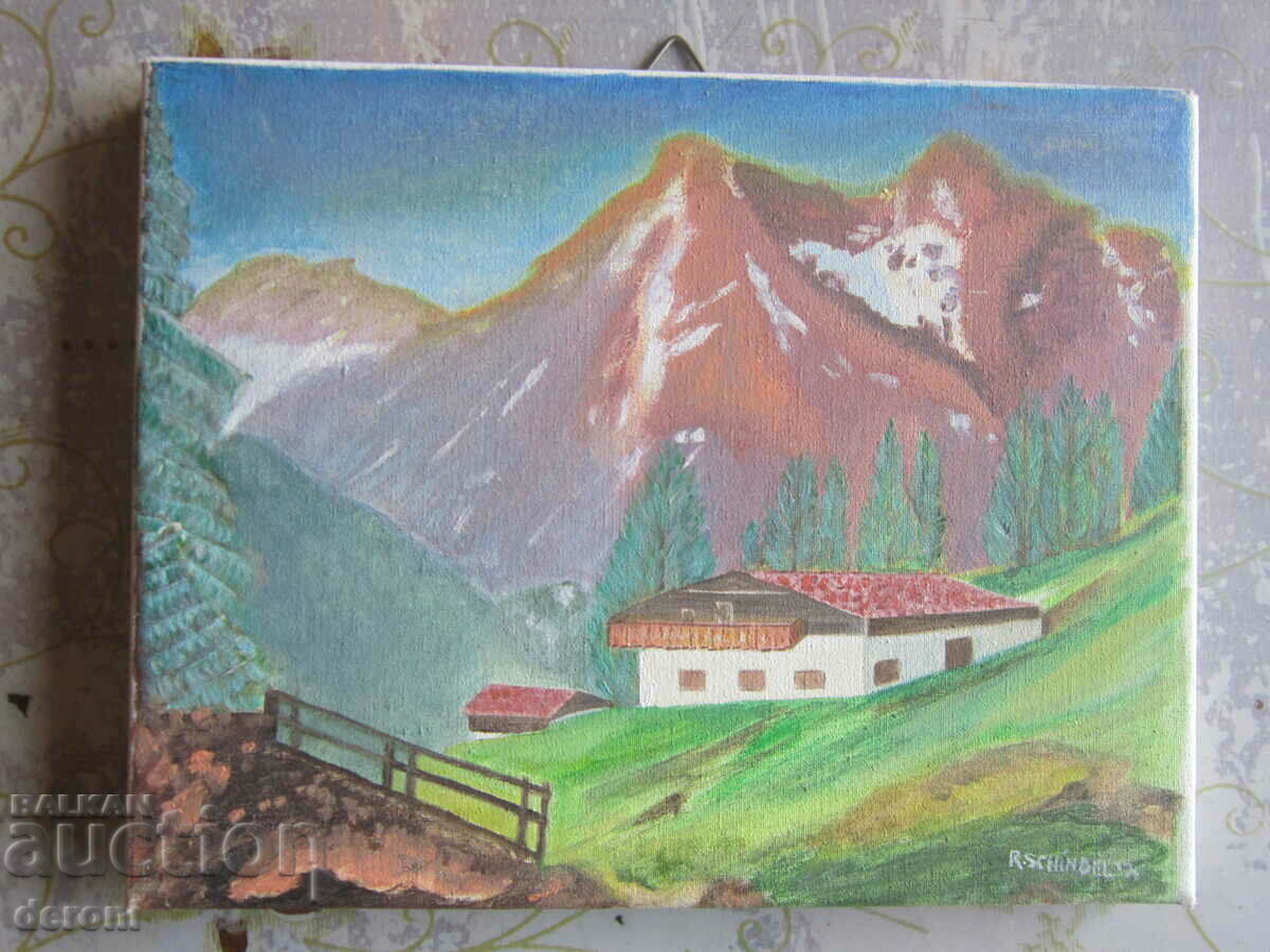 Auction Old painting oil on canvas signed 3 Auction Old painting oil on canvas signed 3