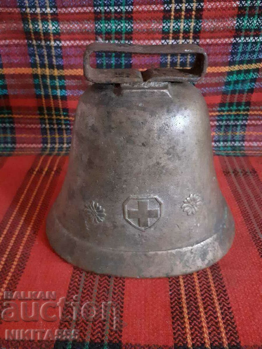 Antique Swiss cowbell