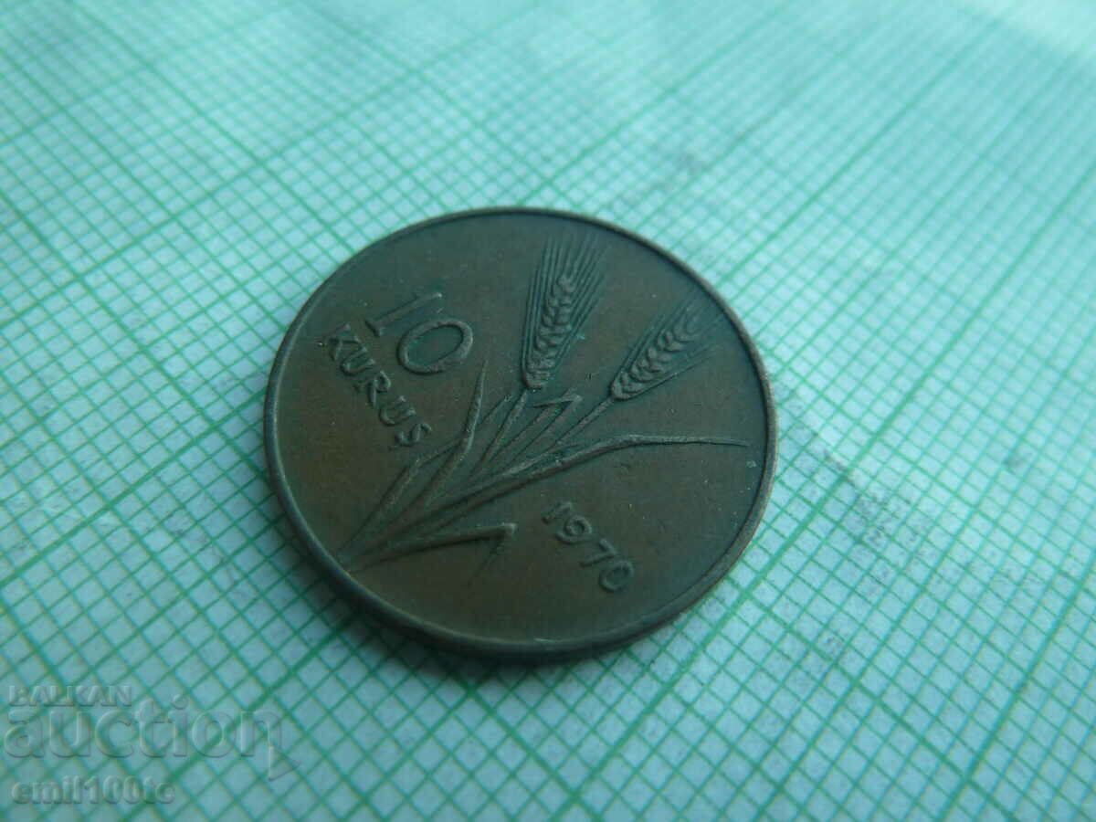 Auction 10 Kurush 1970 Turkey Auction 10 Kurush 1970 Turkey