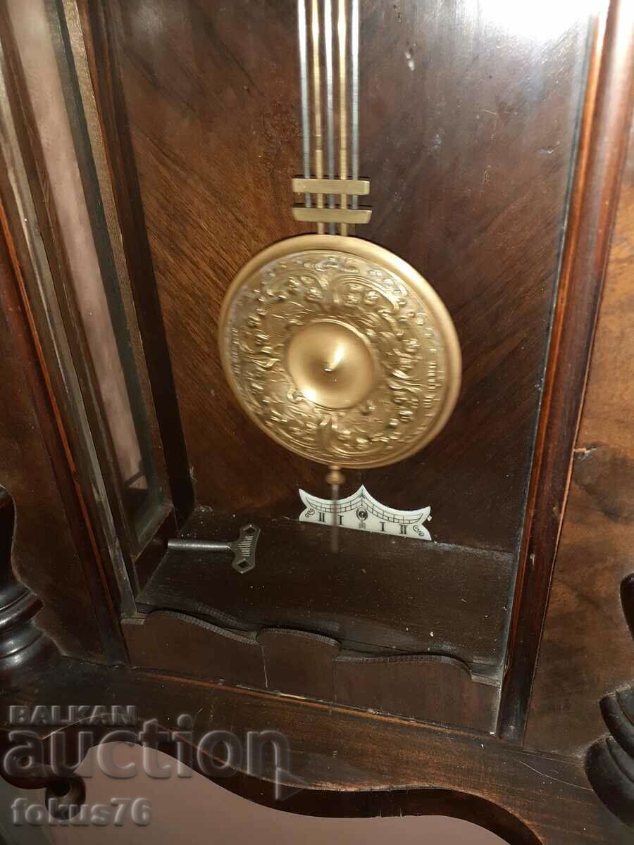 Old French antique wall clock over 120 years old - 7 Old French antique wall clock over 120 years old - 7