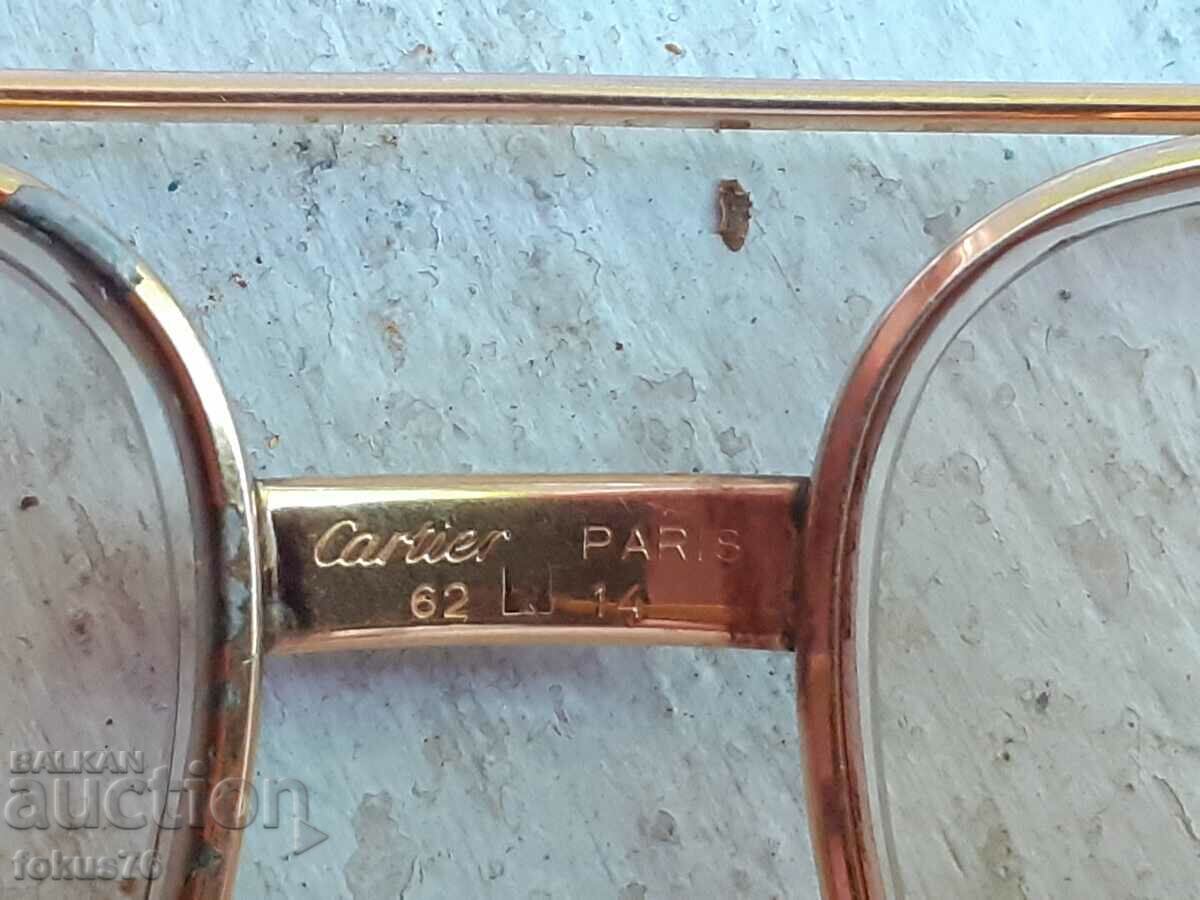 Delivery of Cartier - Cartier gold-plated prescription glasses